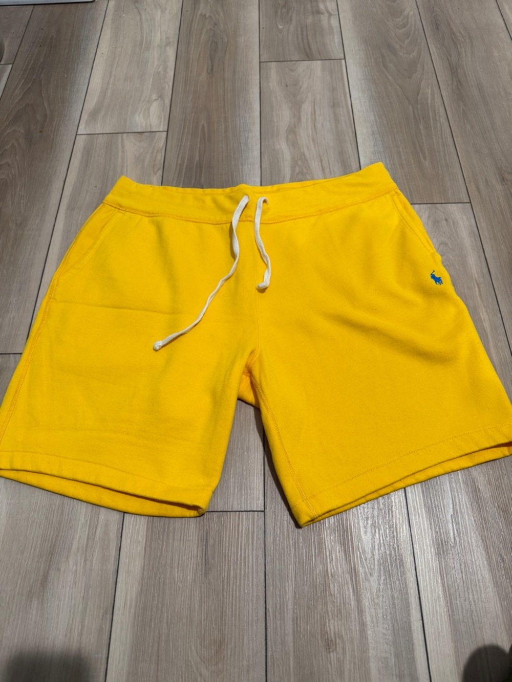 Ralph Lauren Yellow Polo Fleece Waistband Detail